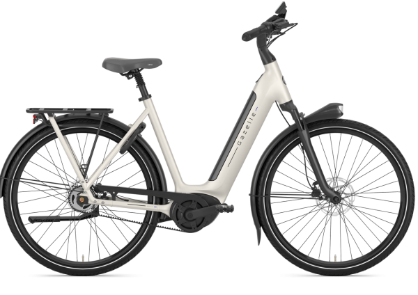 Gazelle Arroyo C5 HMB - G4524 - Bosch Performance Line - smart System 75 Nm - 600 Wh - Low - RH 49 ivory white