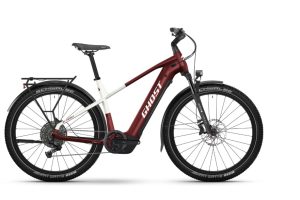 Ghost - E-TERU ADVANCED EQ - Bosch Performance Line CX - 85Nm - 800Wh - High - RH S - red/chilly white - glossy