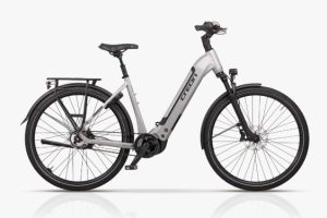 CREON - NOVA i.6 - Bosch Performance Line PX - 85 Nm - 600Wh - Wave - RH 55cm (L) - SILVER RAW METALLIC MATT