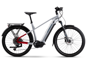 Haibike TREKKING 7 - Bosch Performance Line CX - 85Nm - 800Wh - RH55- High - soft grey/red/blue glänzend